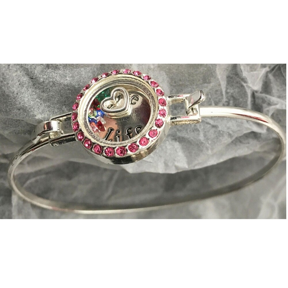 Avon Vintage Many Blessings Bangle Bracelet:  Love Life